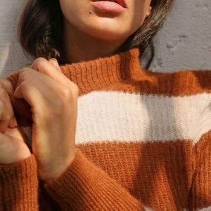 Everlane Oversized Alpaca Striped Sweater